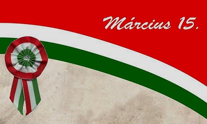Március 15-ei megemlékezés és túra